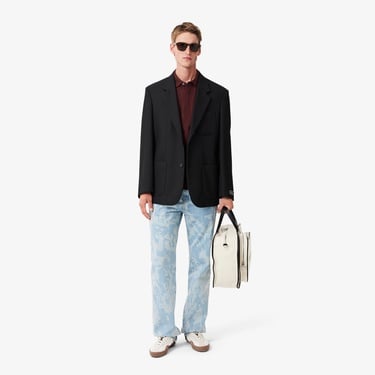  Lacoste Paris Erkek Regular Fit Bordo Polo