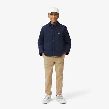  Lacoste Çocuk Regular Fit Bej Pantolon