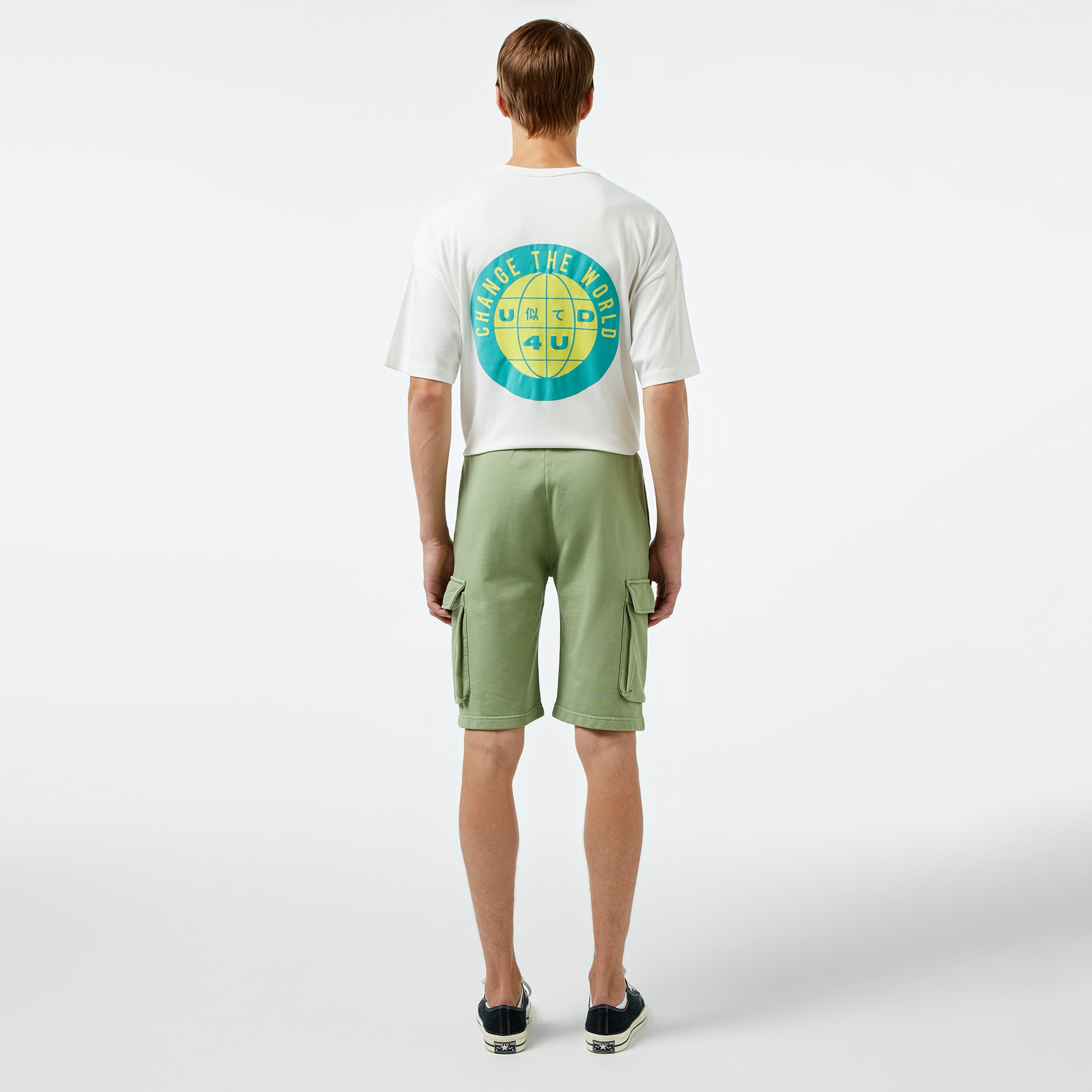 UNITED4 Erkek Haki Şort