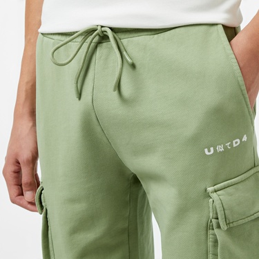  UNITED4 Erkek Haki Şort