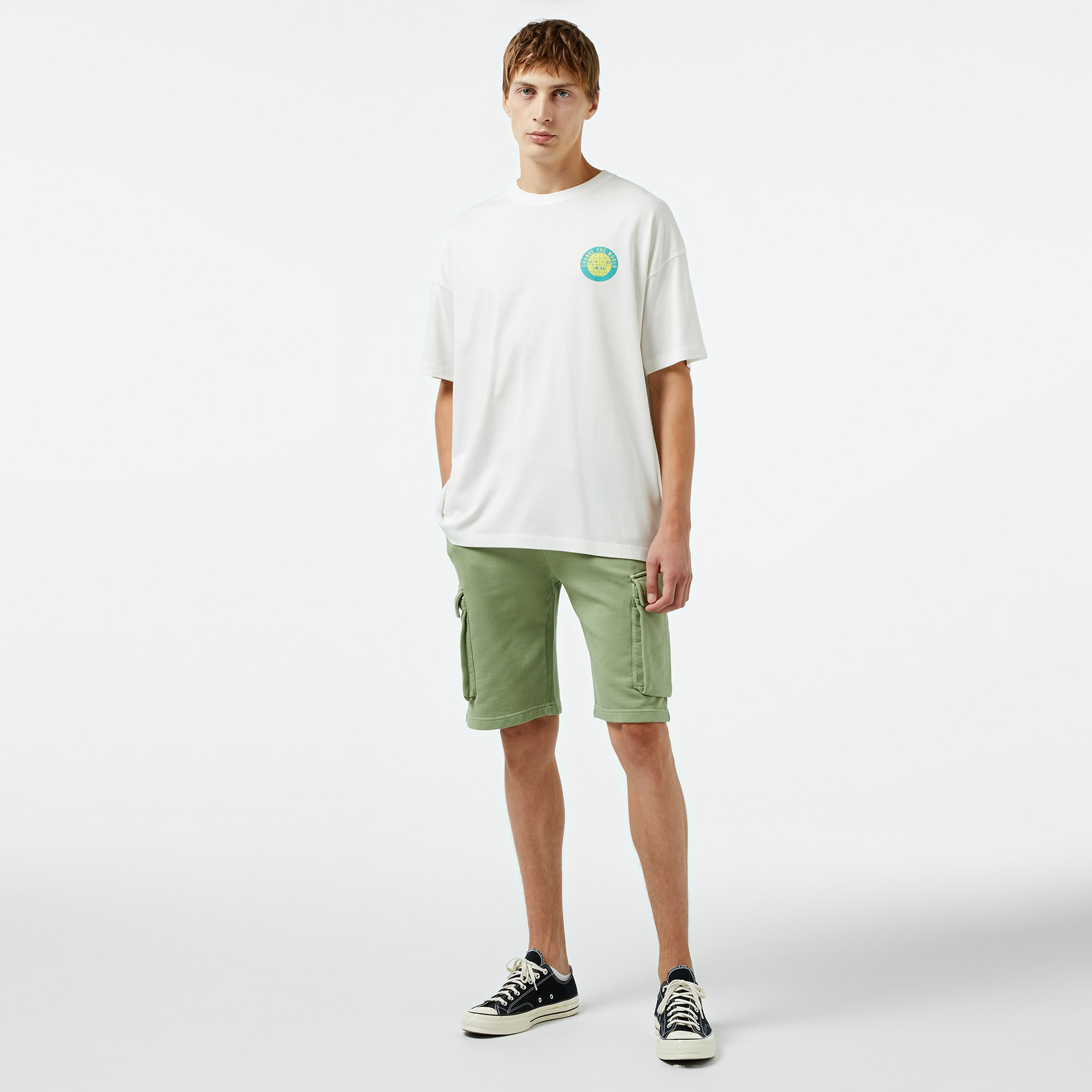  UNITED4 Erkek Haki Şort