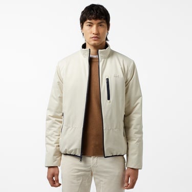  Erkek Regular Fit Dik Yaka Çift Taraflı Lacivert Mont