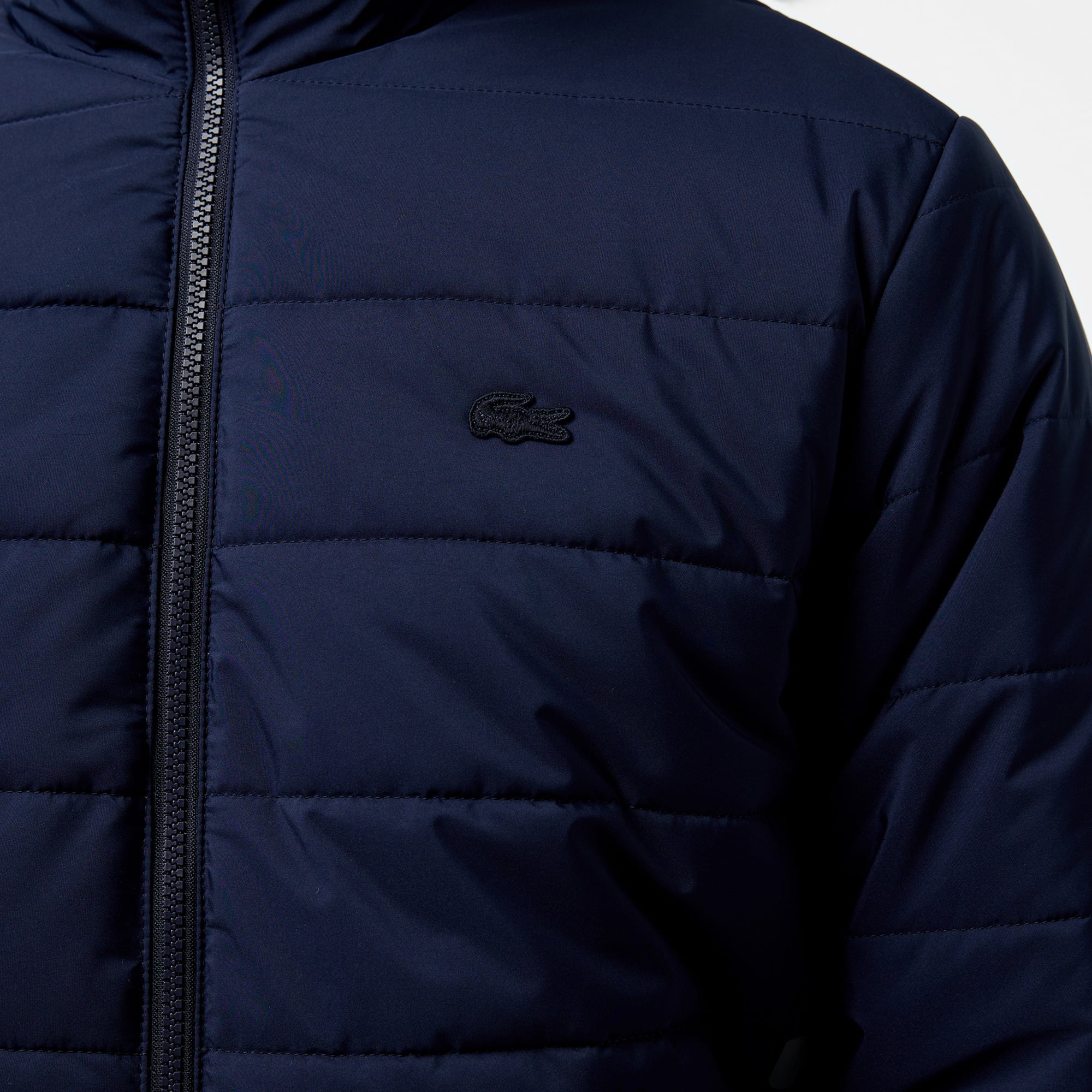 Erkek Regular Fit Dik Yaka Çift Taraflı Lacivert Mont