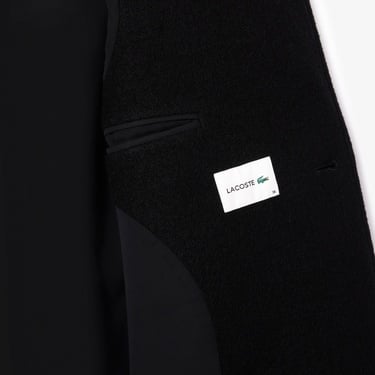  Kadın Regular Fit Yün Siyah Palto