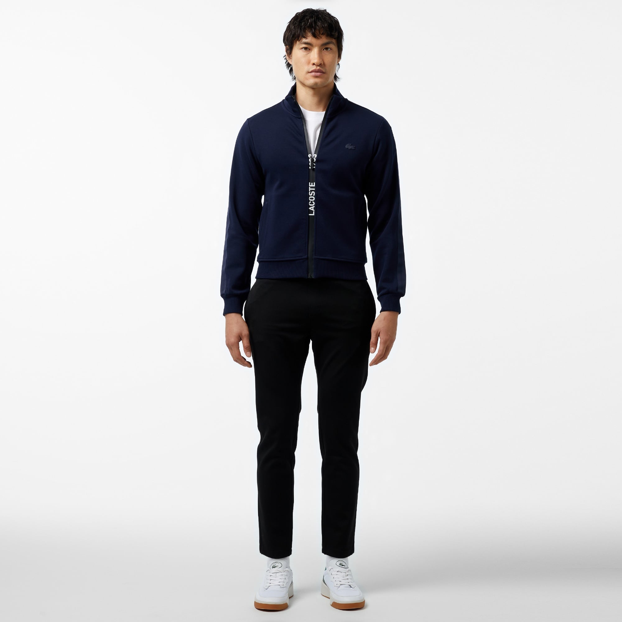 Erkek Regular Fit Fermuarlı Lacivert Sweatshirt