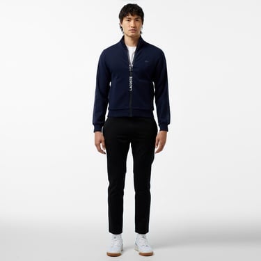  Erkek Regular Fit Fermuarlı Lacivert Sweatshirt