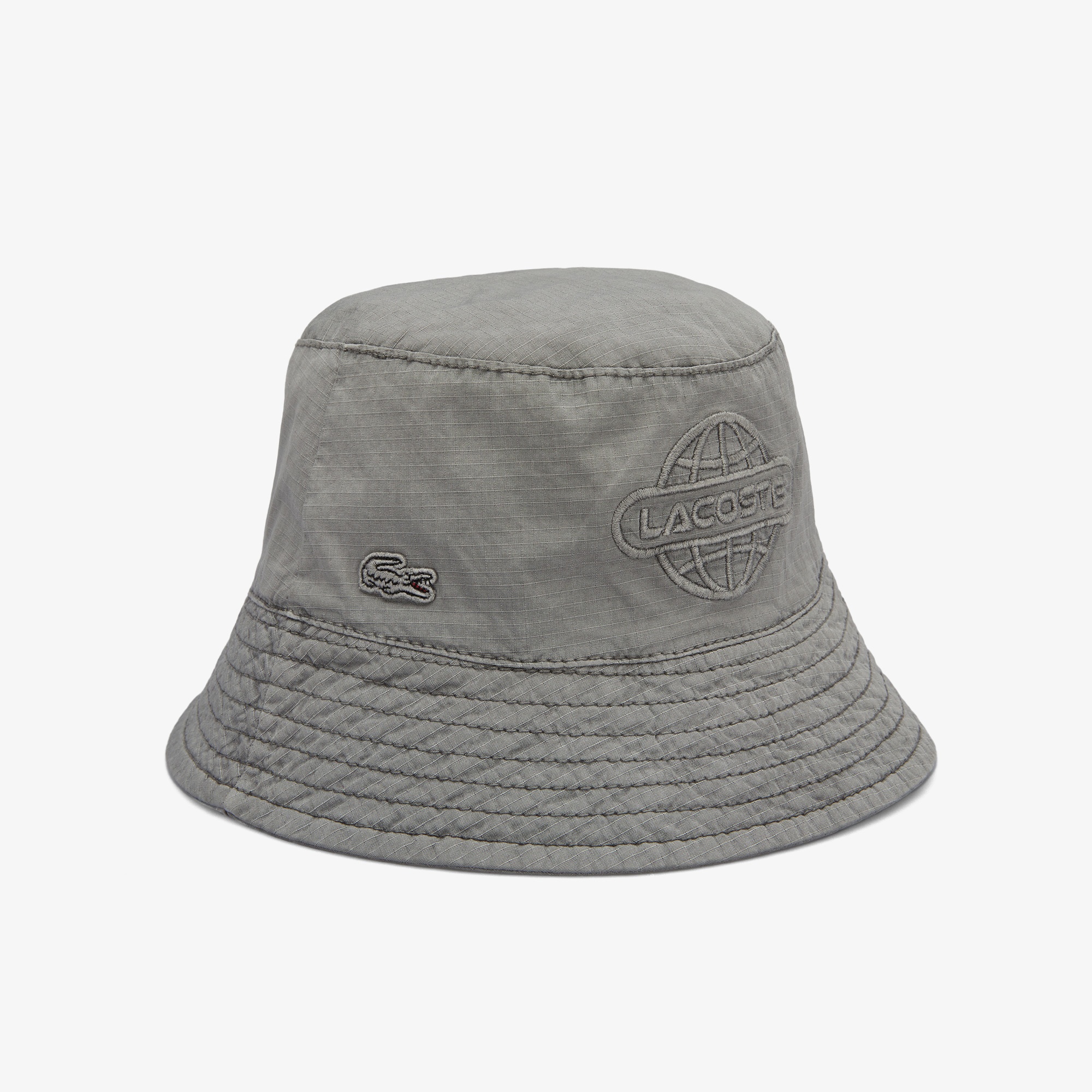 Lacoste House of SuperStep X Lacoste Unisex Gri Şapka