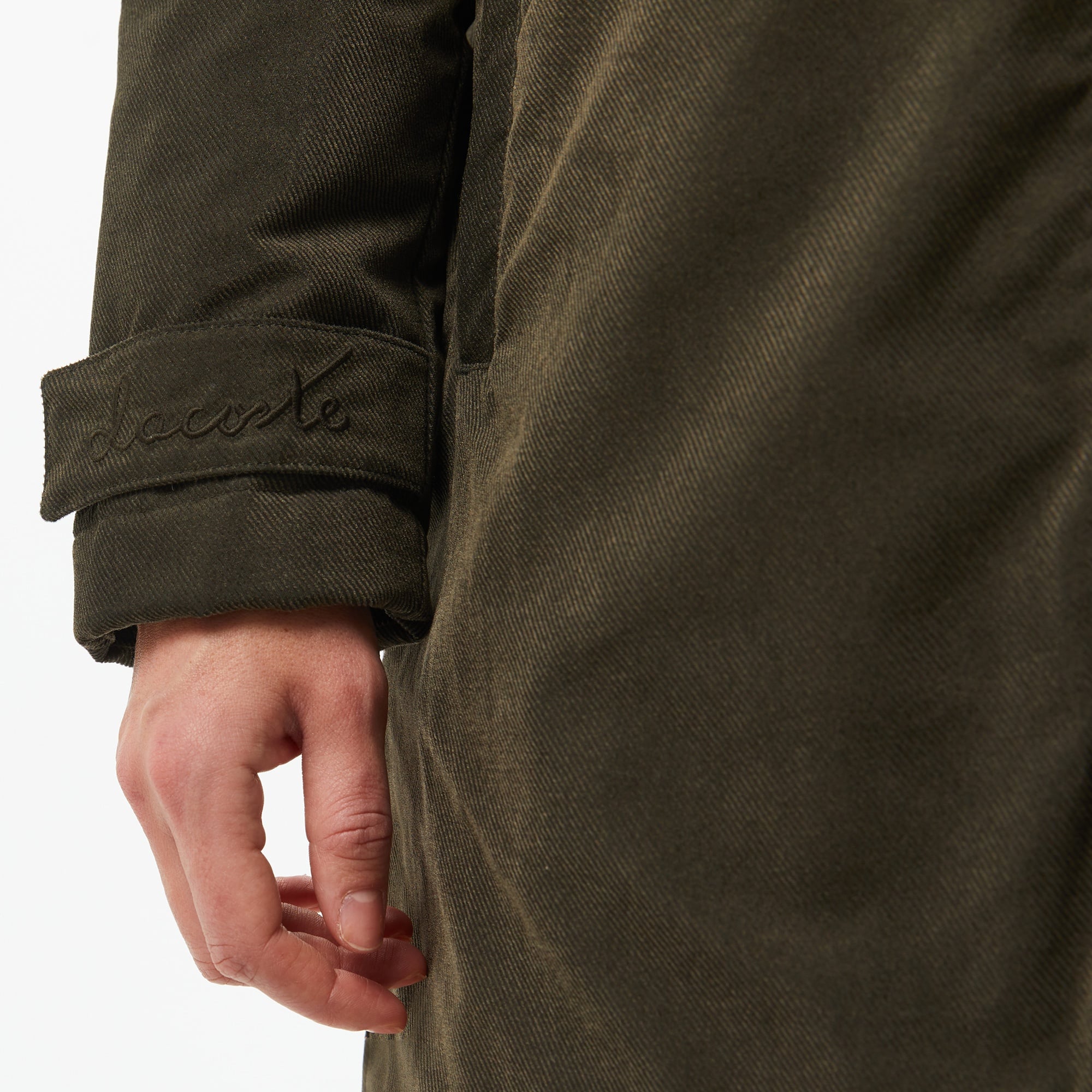 Kadın Relaxed Fit Kapüşonlu Haki Mont