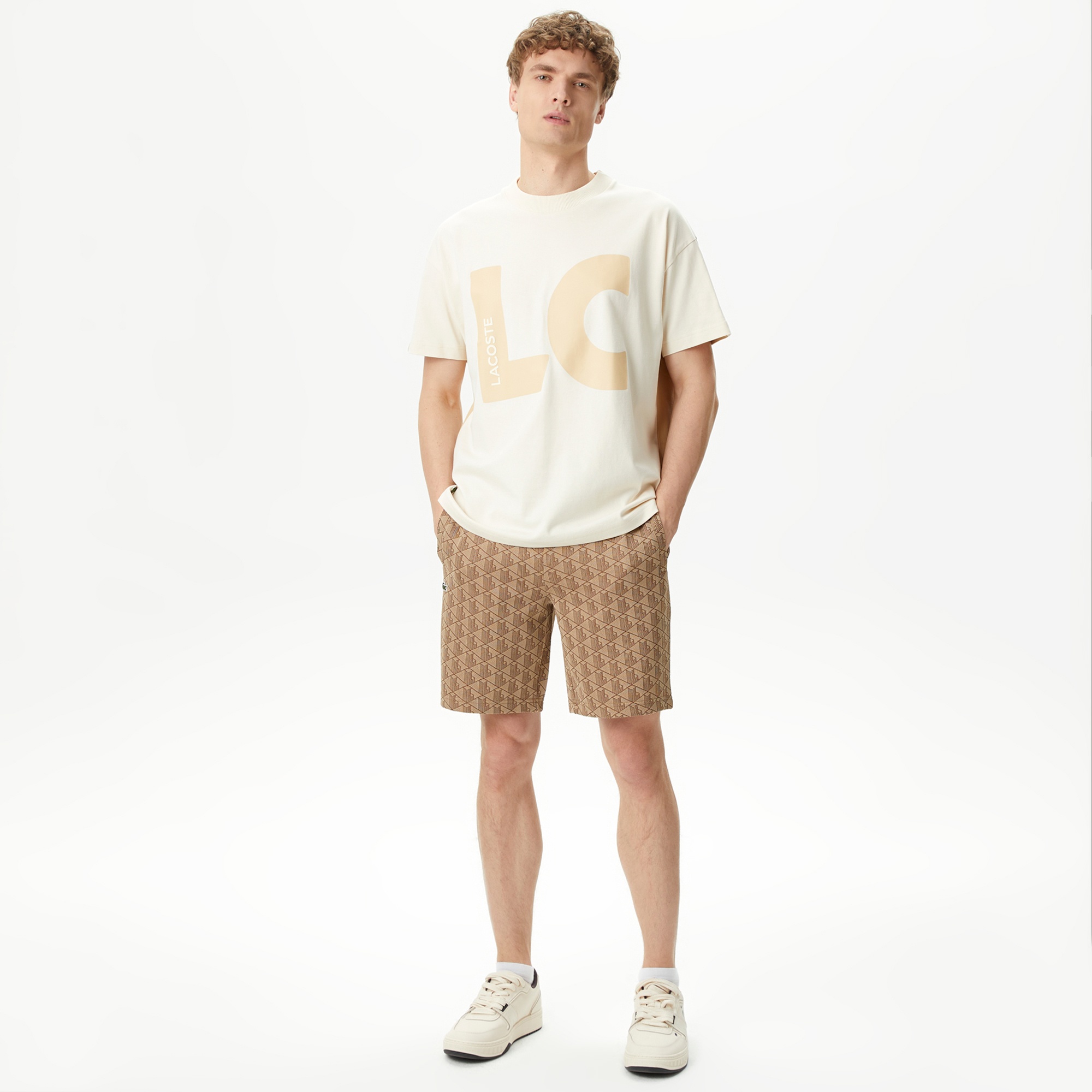 Lacoste Erkek Bej Şort
