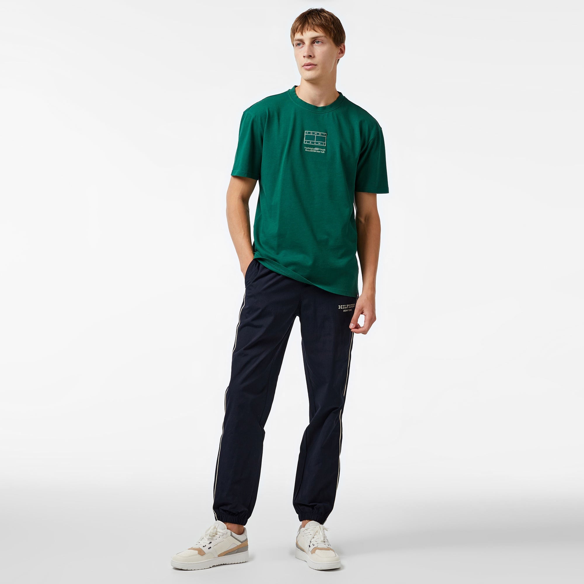 Tommy Hilfiger Erkek Yeşil T-Shirt