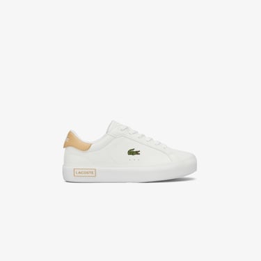  Lacoste Powercourt Çocuk Beyaz Sneaker