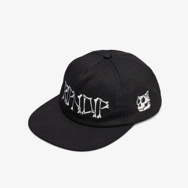  Ripndip Bones Snapback Erkek Siyah Şapka
