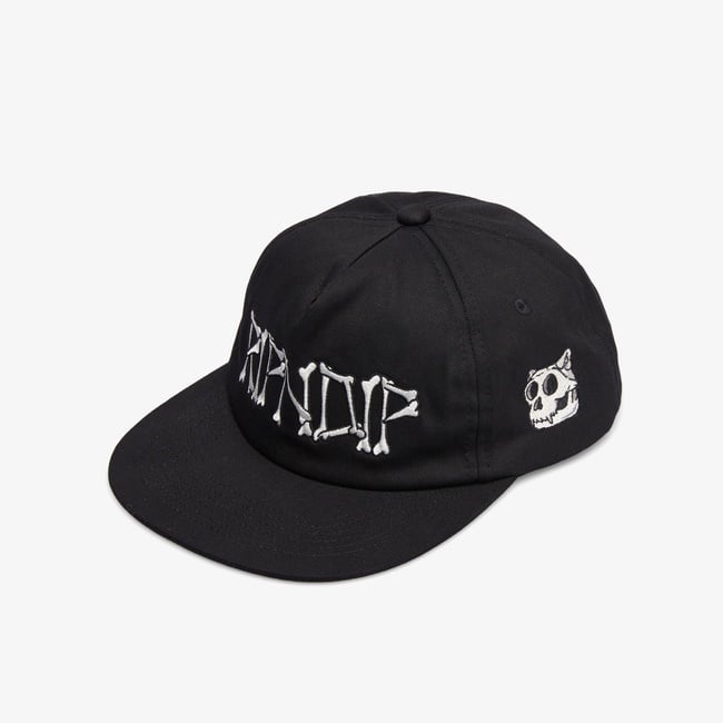  Ripndip Bones Snapback Erkek Siyah Şapka