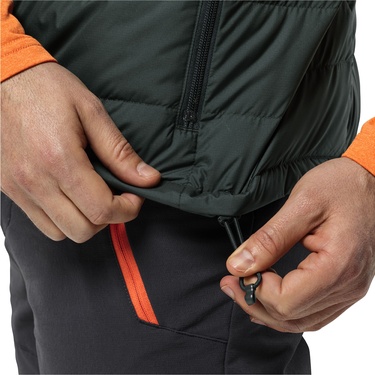  Jack Wolfskin Ather Down Vest Erkek Yeşil Yelek