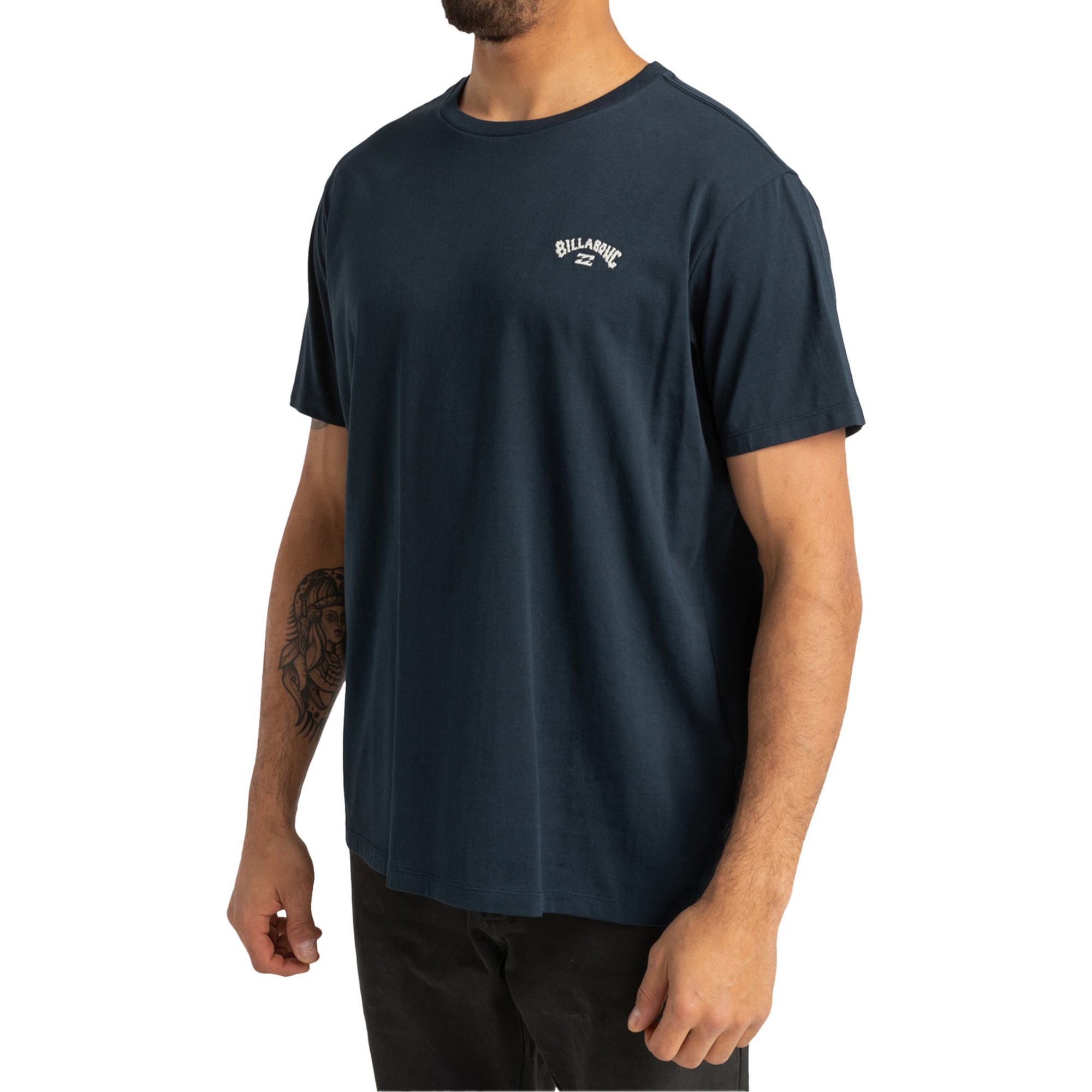 Billabong Arch Crew Ss Erkek Mavi Tişört