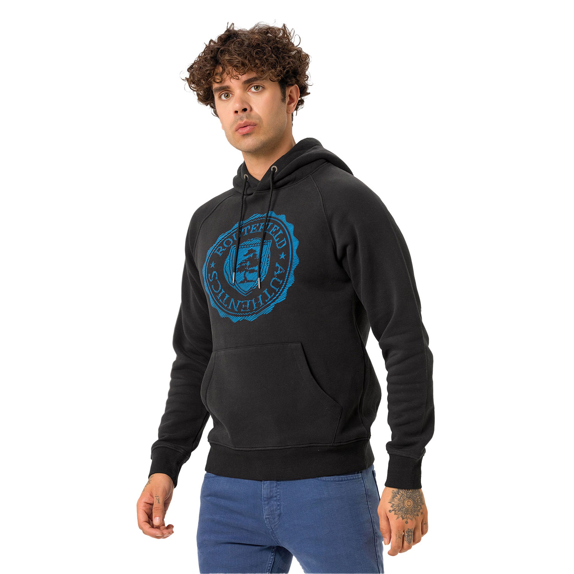 Routefield Halvor Erkek Siyah Sweatshirt