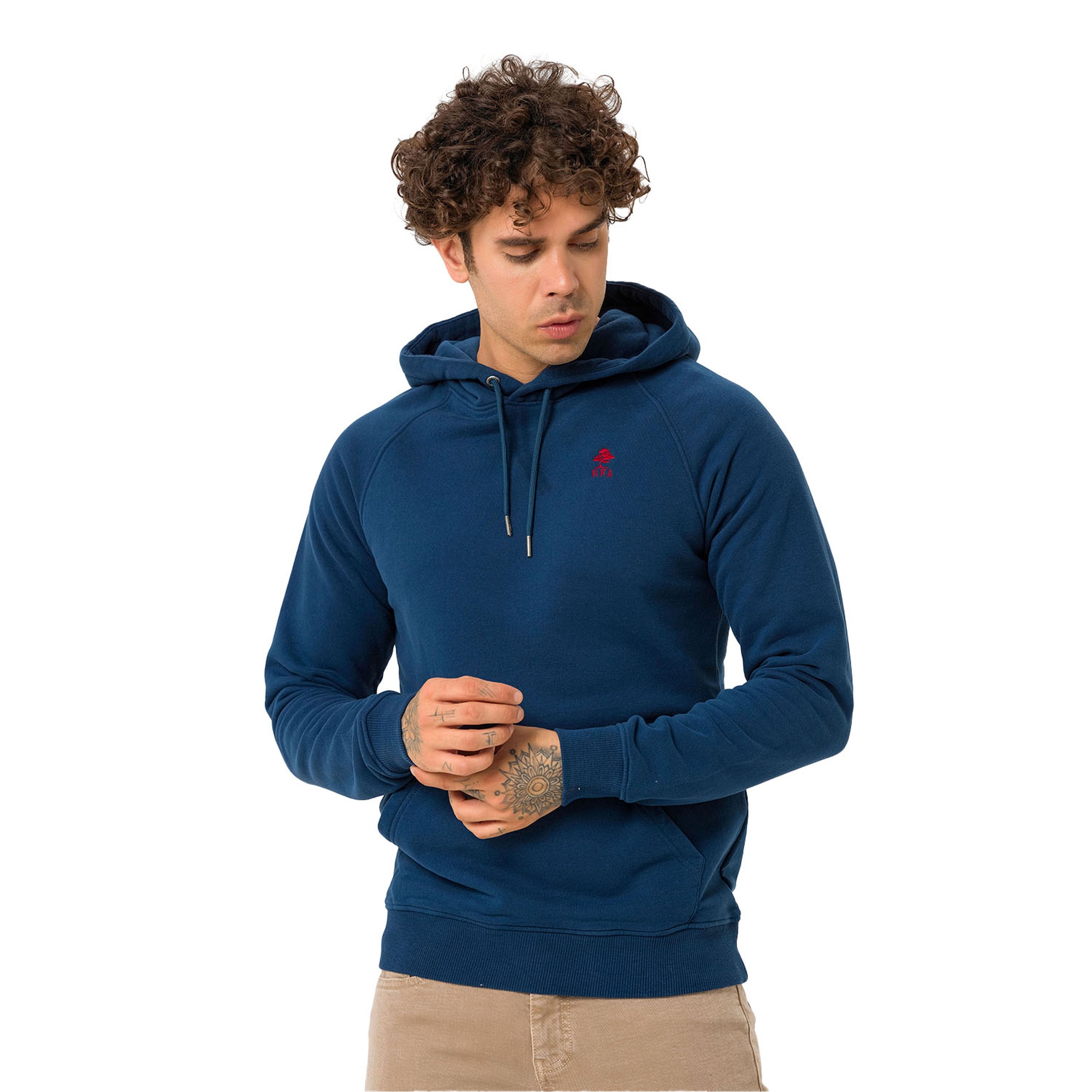 Routefield Hedge Erkek Mavi Sweatshirt