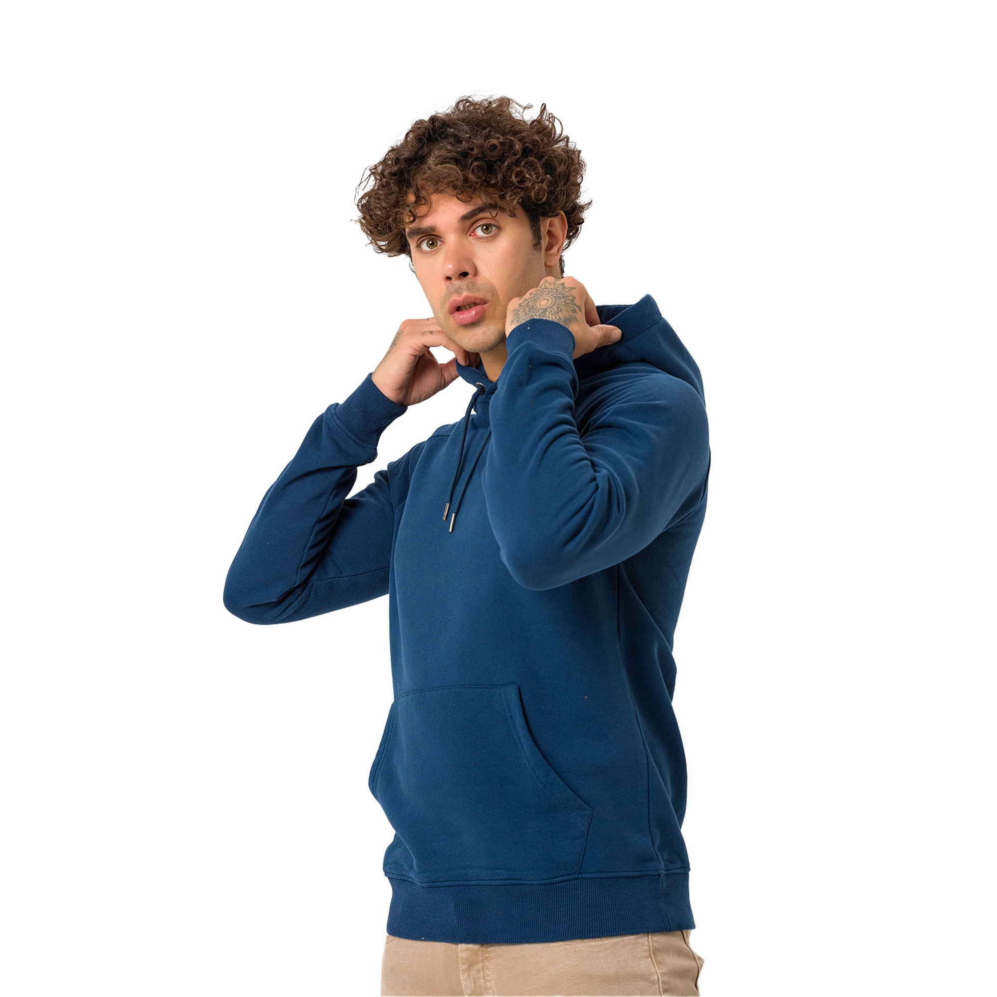 Routefield Hedge Erkek Mavi Sweatshirt