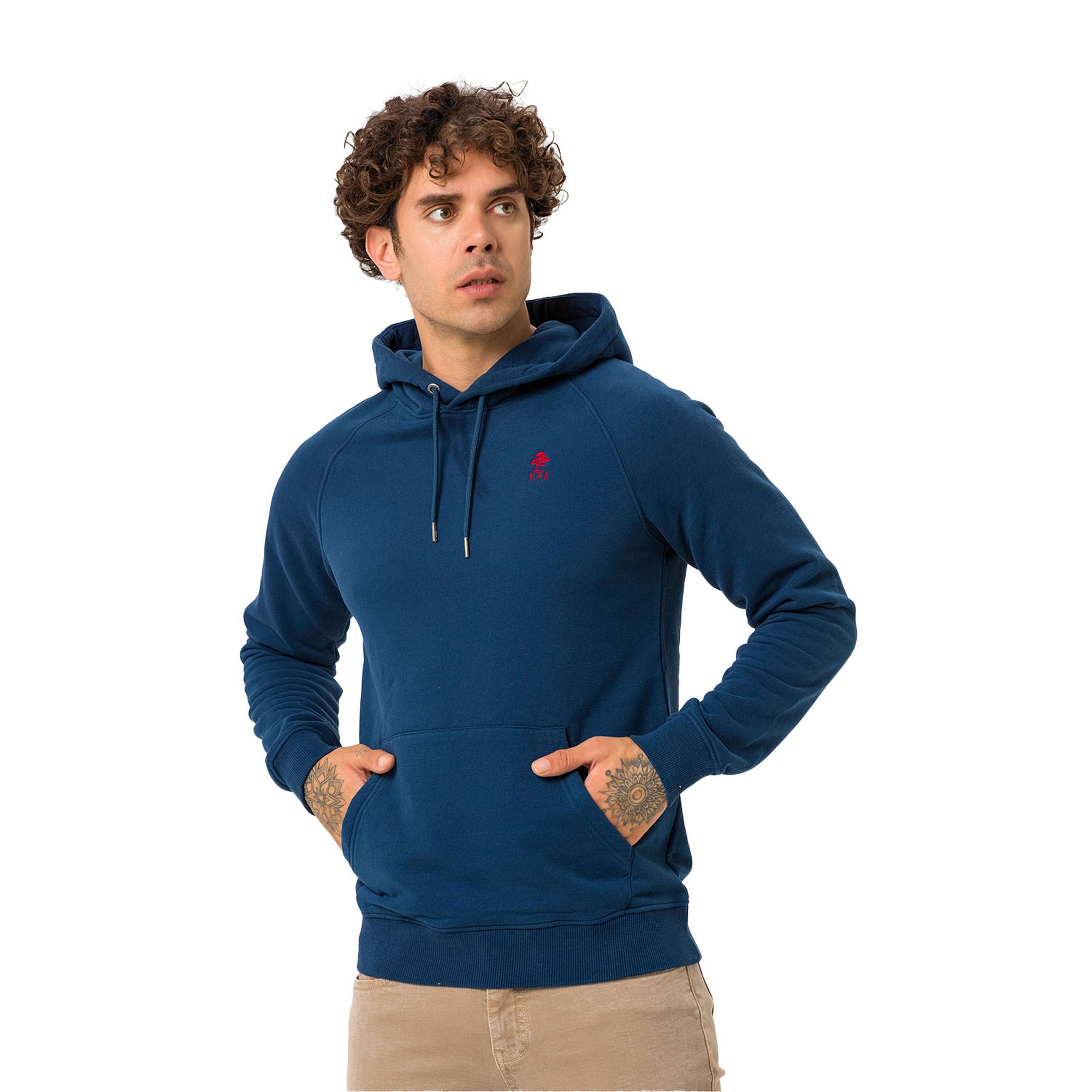 Routefield Hedge Erkek Mavi Sweatshirt