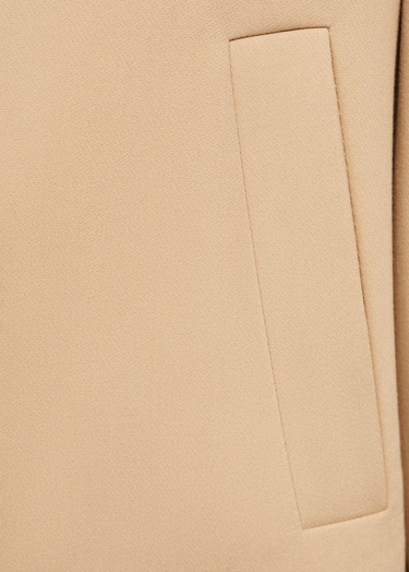  Mango Kadın Düğmeli Kalıplı Ceket Kahverengi