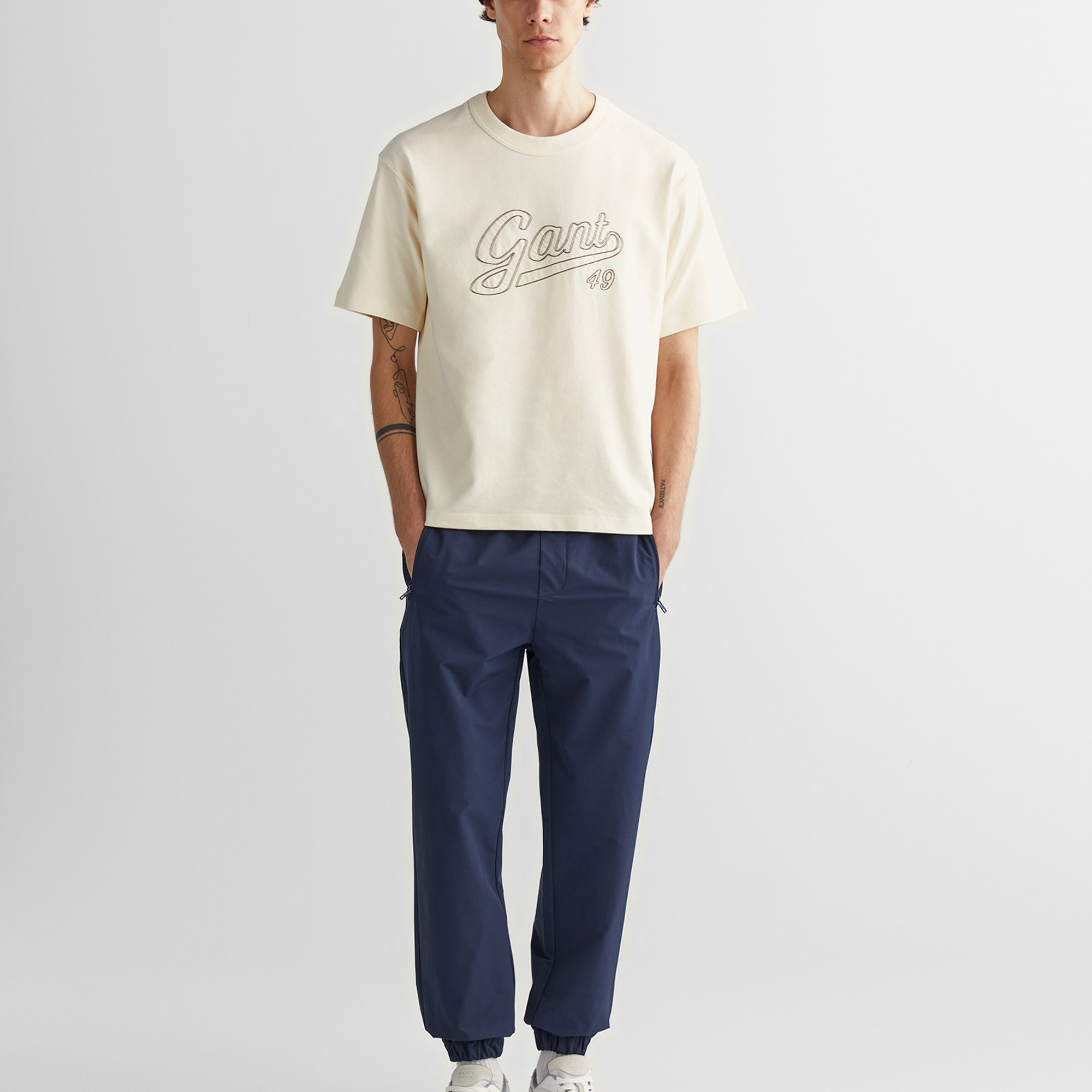 GANT Erkek Lacivert Regular Fit Jogger Pantolon