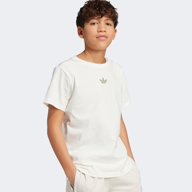  adidas Minecraft JR Trefoil Infıll Genç Çocuk Beyaz T-Shirt