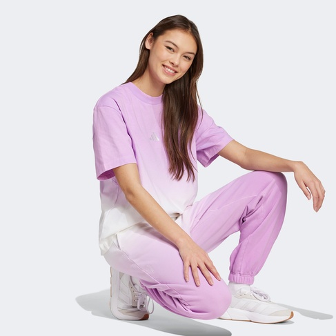  Adidas Loose Dip-Dye Kadın Beyaz T-Shirt