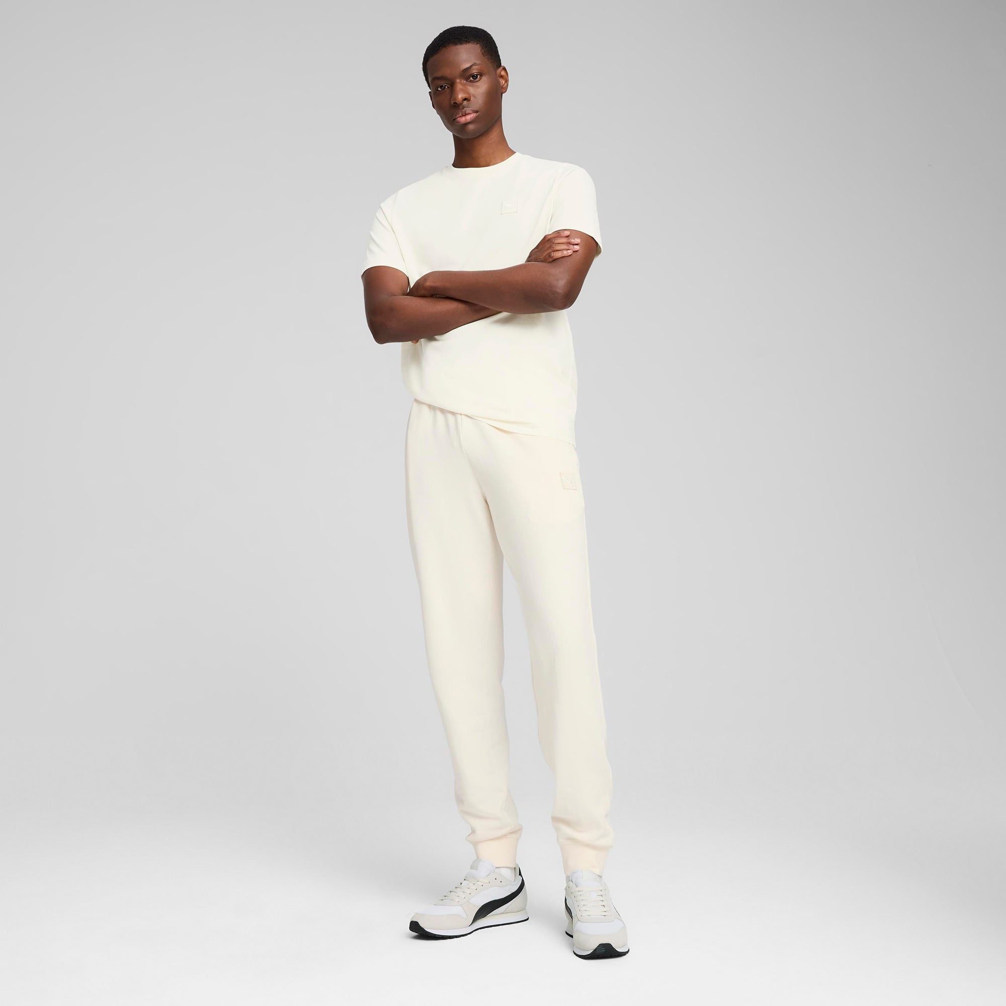 Puma Elevated Erkek Krem T-Shirt