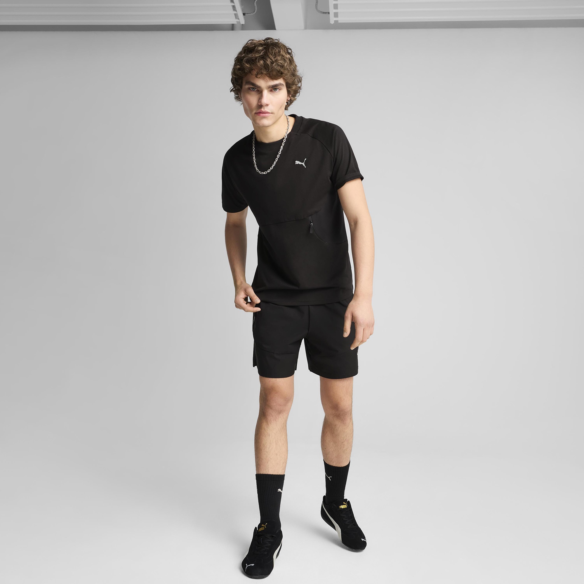 Puma Pumatech Relaxed Erkek Siyah Şort