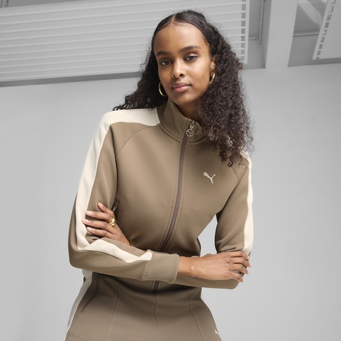  T7 Always On Track Kadın Kahverengi Ceket