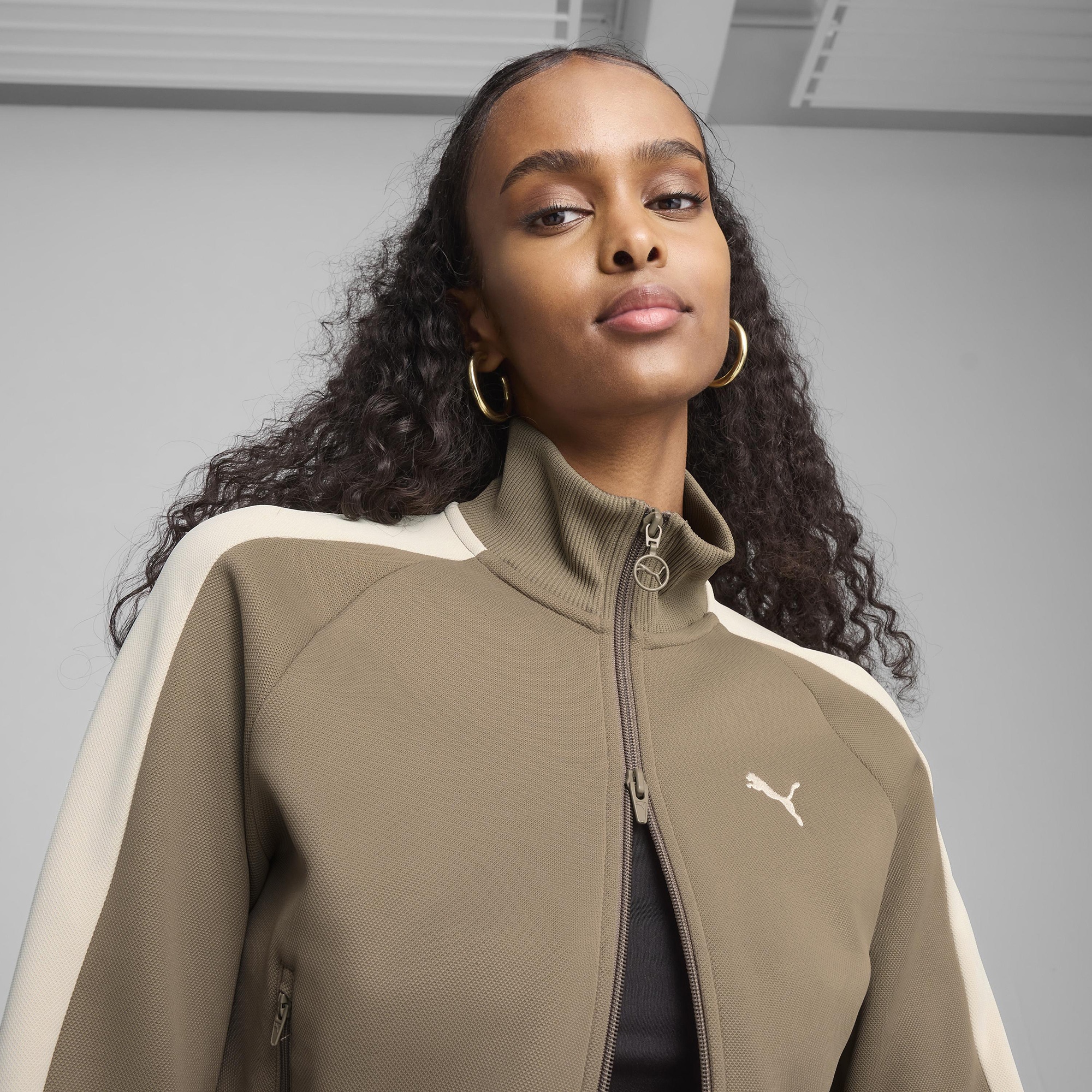 T7 Always On Track Kadın Kahverengi Ceket