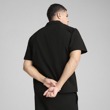  Puma Wardrobe Ess Relaxed Erkek Siyah Gömlek