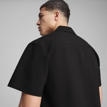  Puma Wardrobe Ess Relaxed Erkek Siyah Gömlek