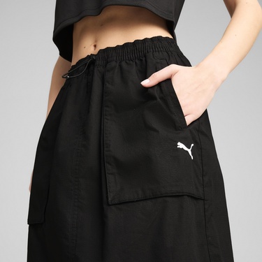 Puma Future Puma Archive Skirt Kadın Siyah Maxi Etek