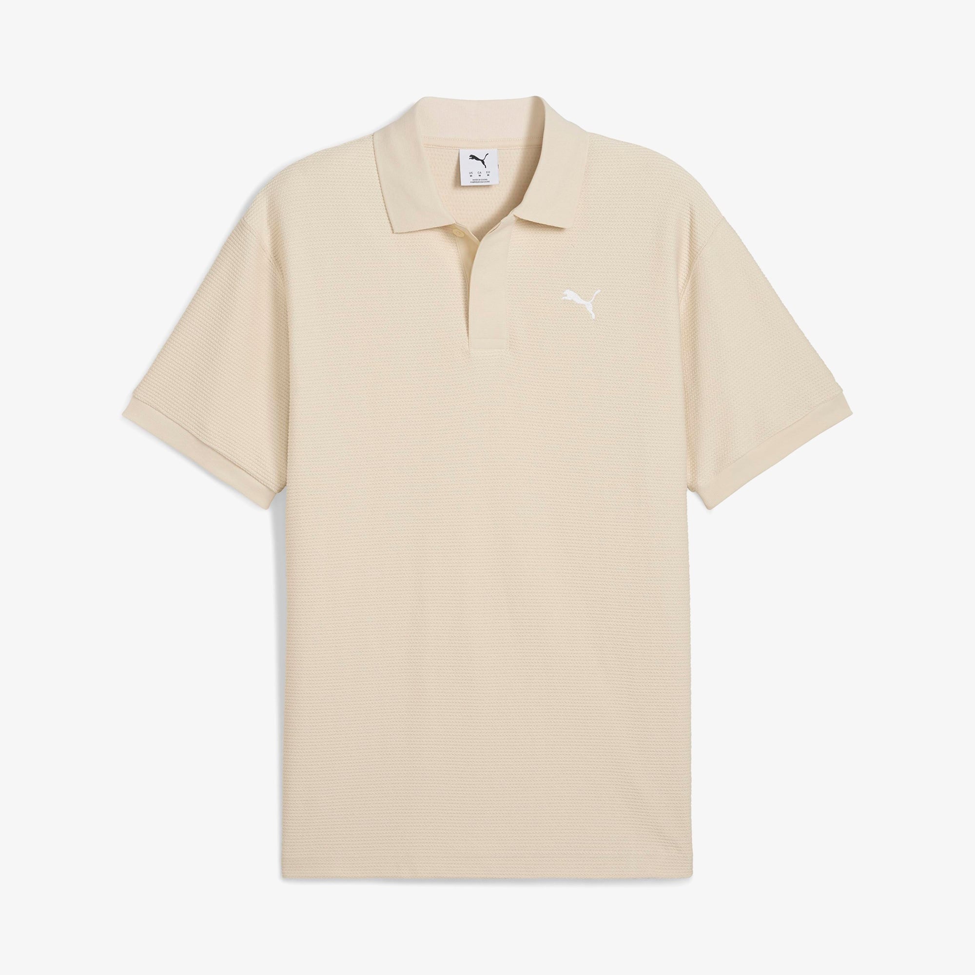 Puma Premium Jacquard Erkek Beyaz T-Shirt