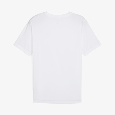 Puma Small Logo Poly Erkek Beyaz T-Shirt