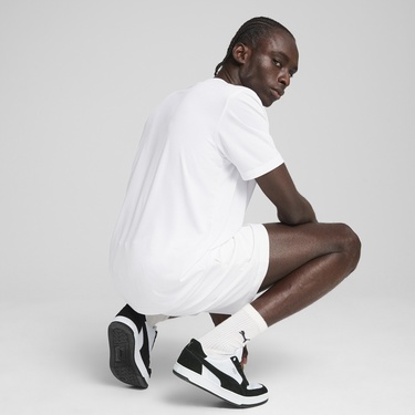  Puma Small Logo Poly Erkek Beyaz T-Shirt