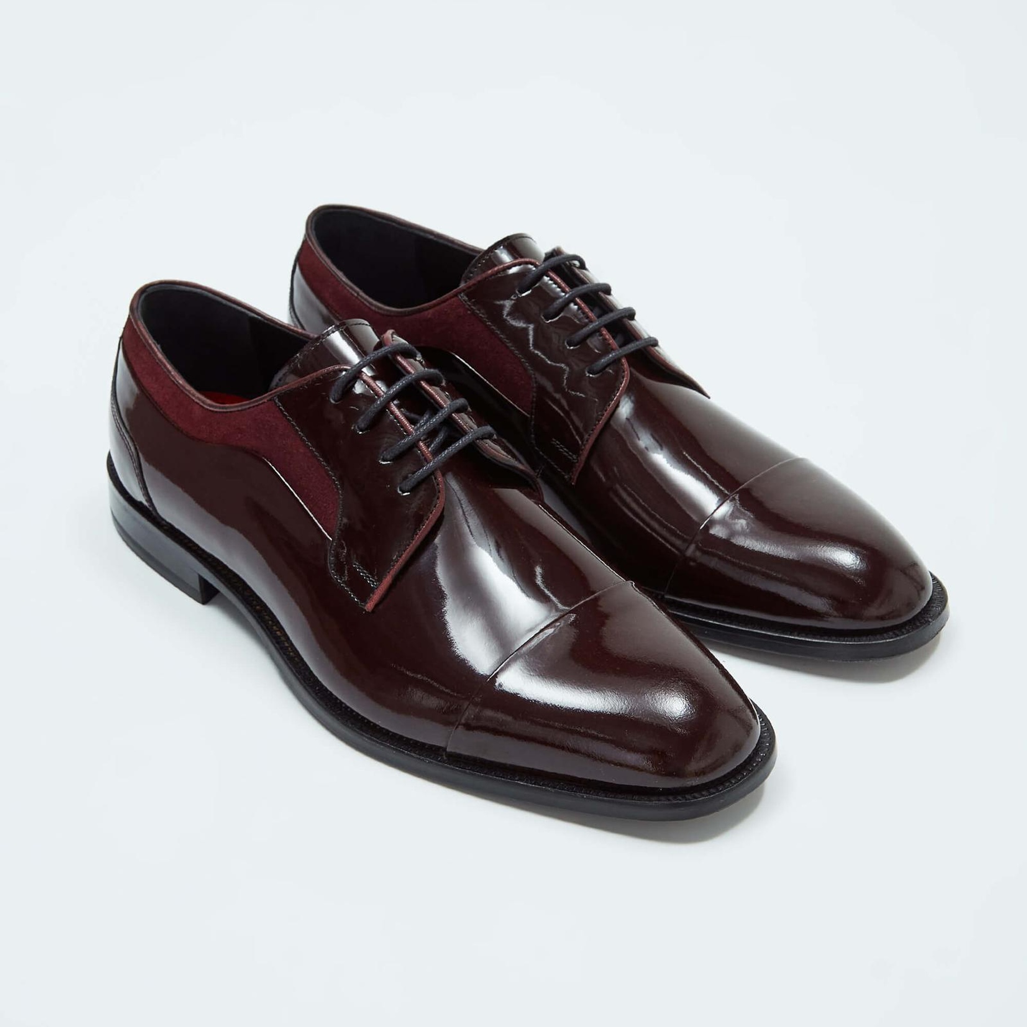 Tamer Tanca Erkek Hakiki Deri Bordo Klasik Ayakkabı