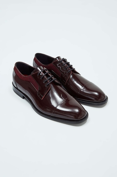  Tamer Tanca Erkek Hakiki Deri Bordo Klasik Ayakkabı