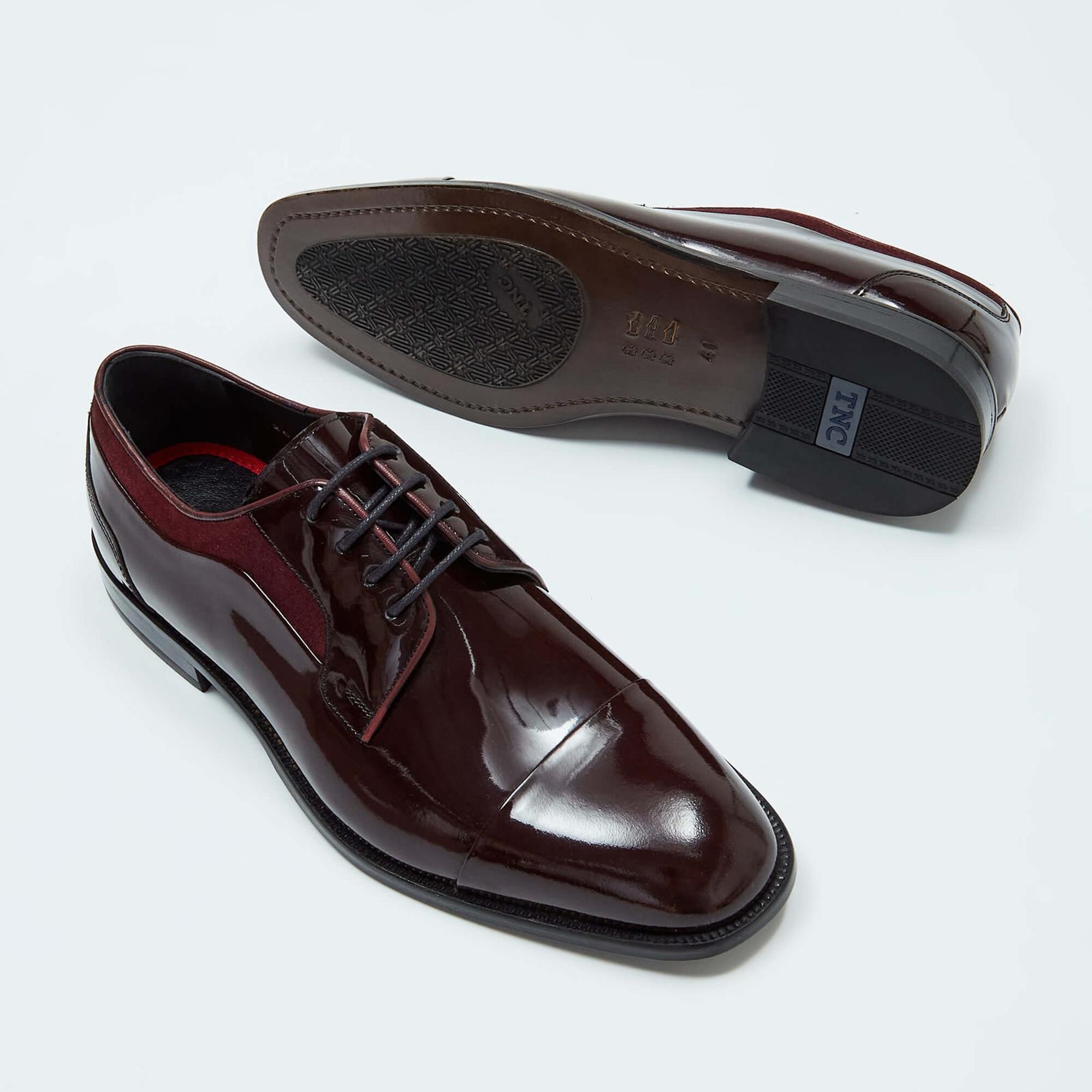 Tamer Tanca Erkek Hakiki Deri Bordo Klasik Ayakkabı