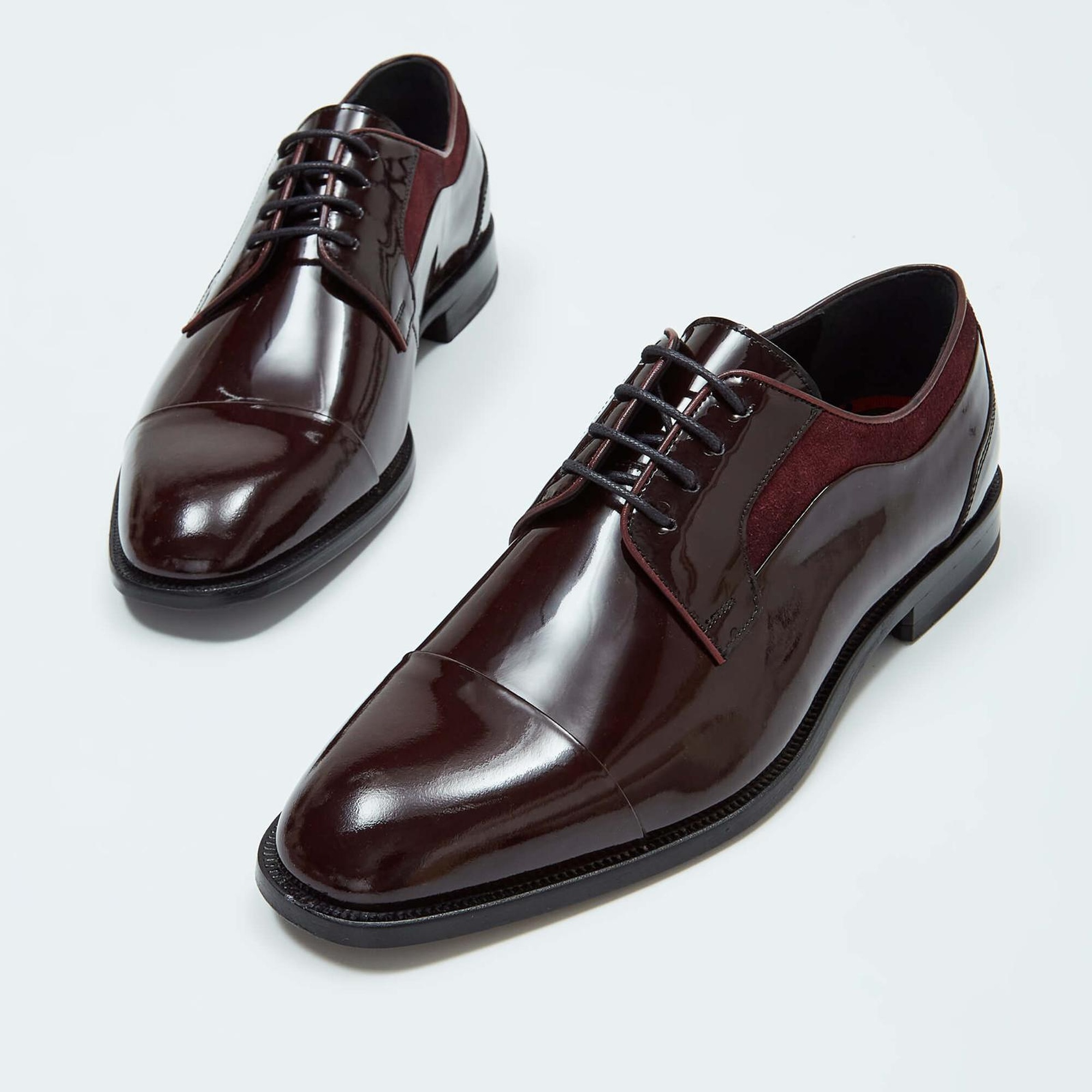 Tamer Tanca Erkek Hakiki Deri Bordo Klasik Ayakkabı