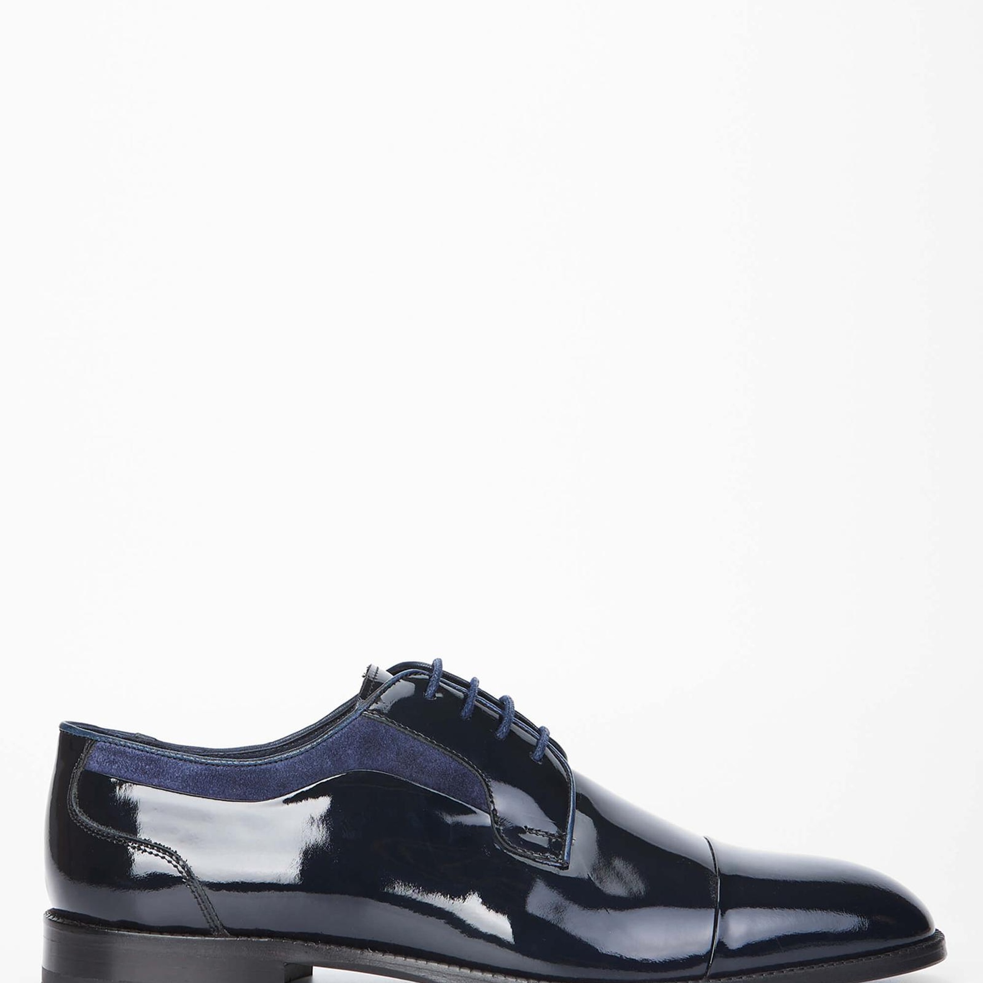 Tamer Tanca Erkek Hakiki Deri Lacivert Klasik Ayakkabı