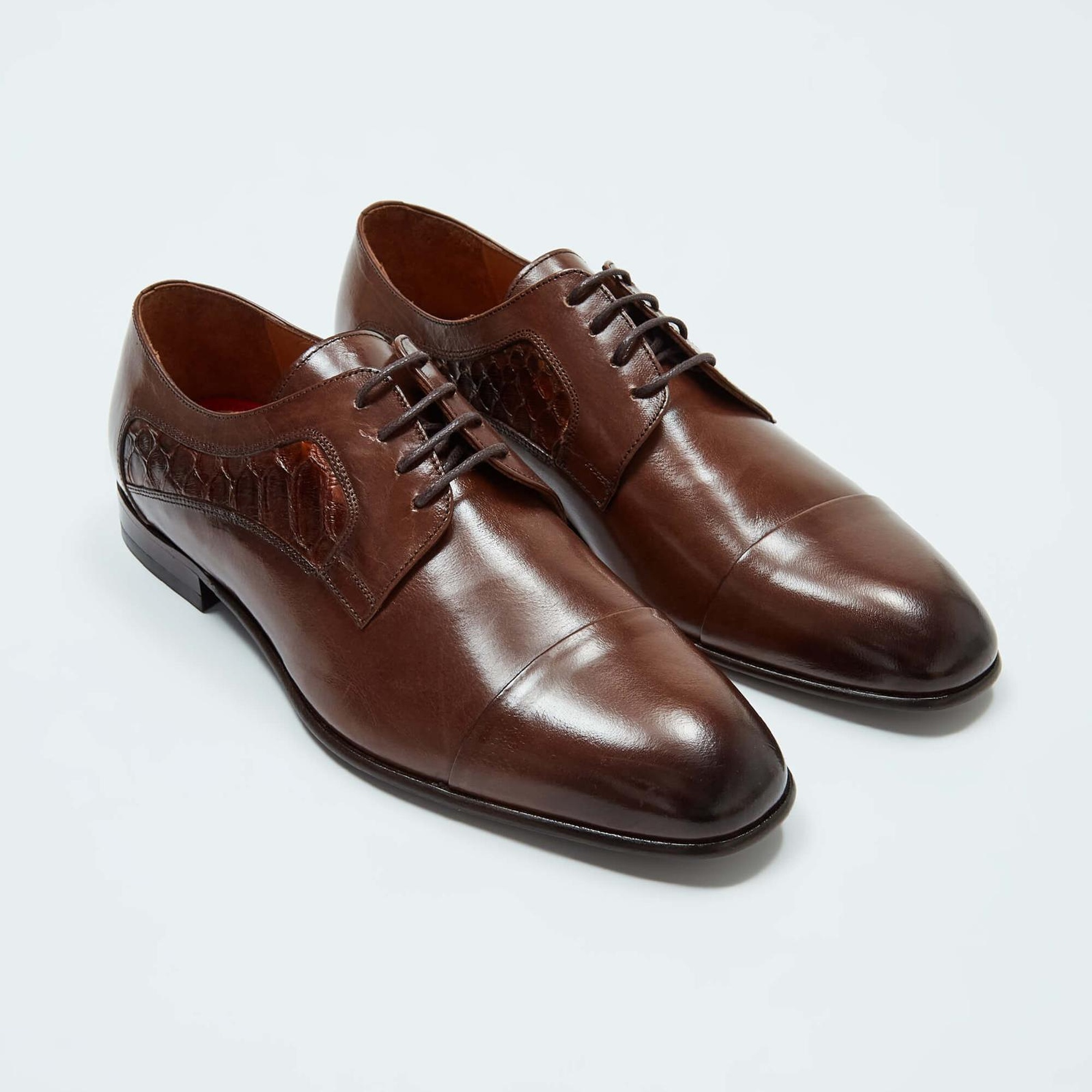 Tamer Tanca Erkek Hakiki Deri Taba Klasik Ayakkabı