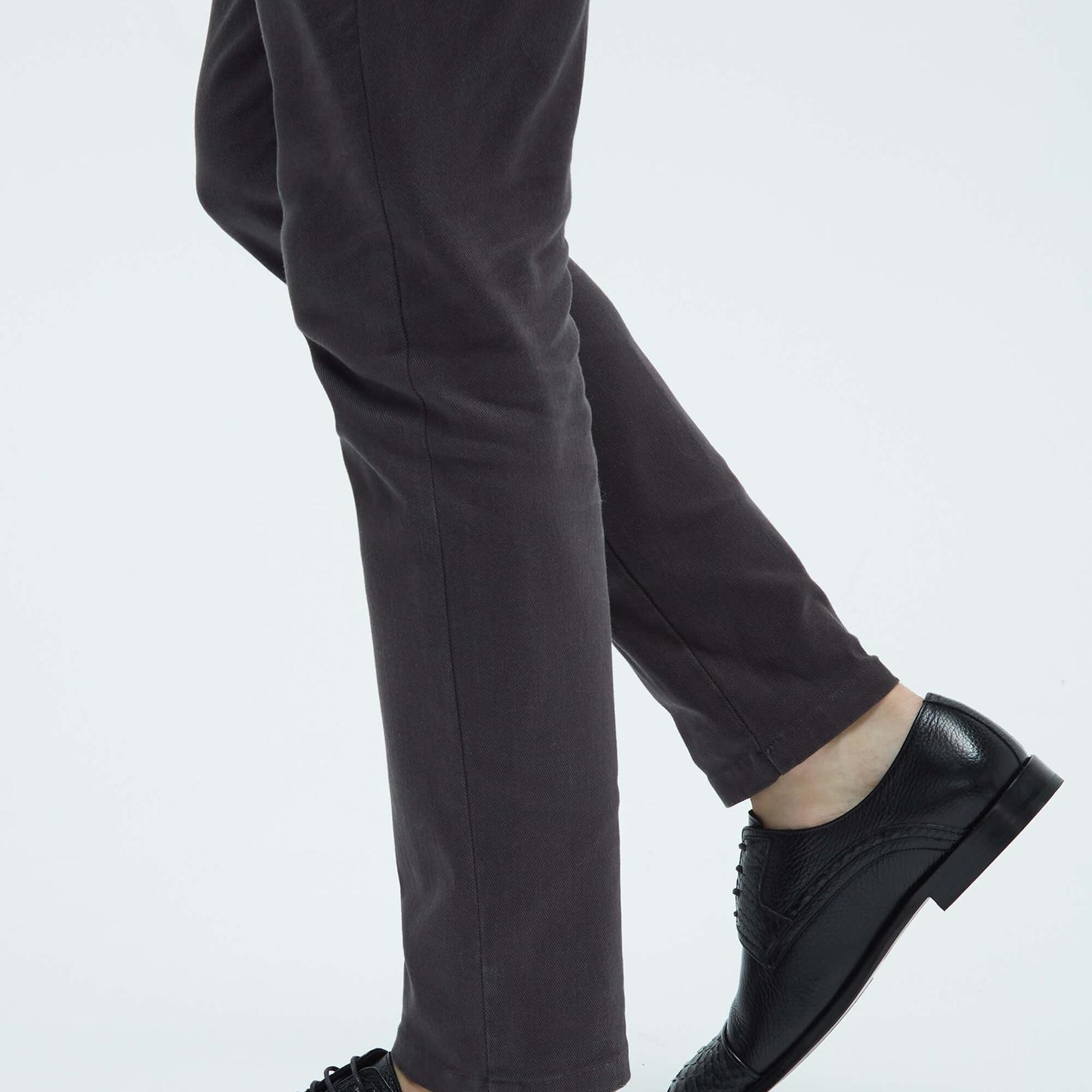 Tamer Tanca Erkek Hakiki Deri Siyah Yılan Klasik Ayakkabı