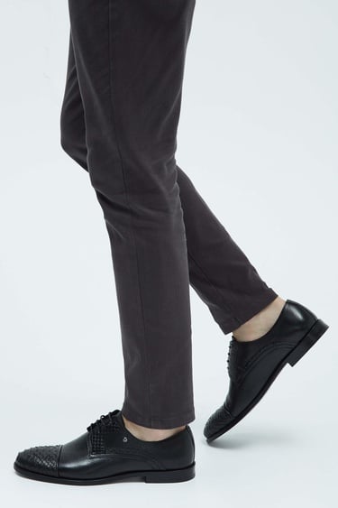  Tamer Tanca Erkek Hakiki Deri Siyah Yılan Klasik Ayakkabı