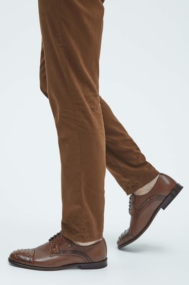  Tamer Tanca Erkek Hakiki Deri Taba Yılan Klasik Ayakkabı