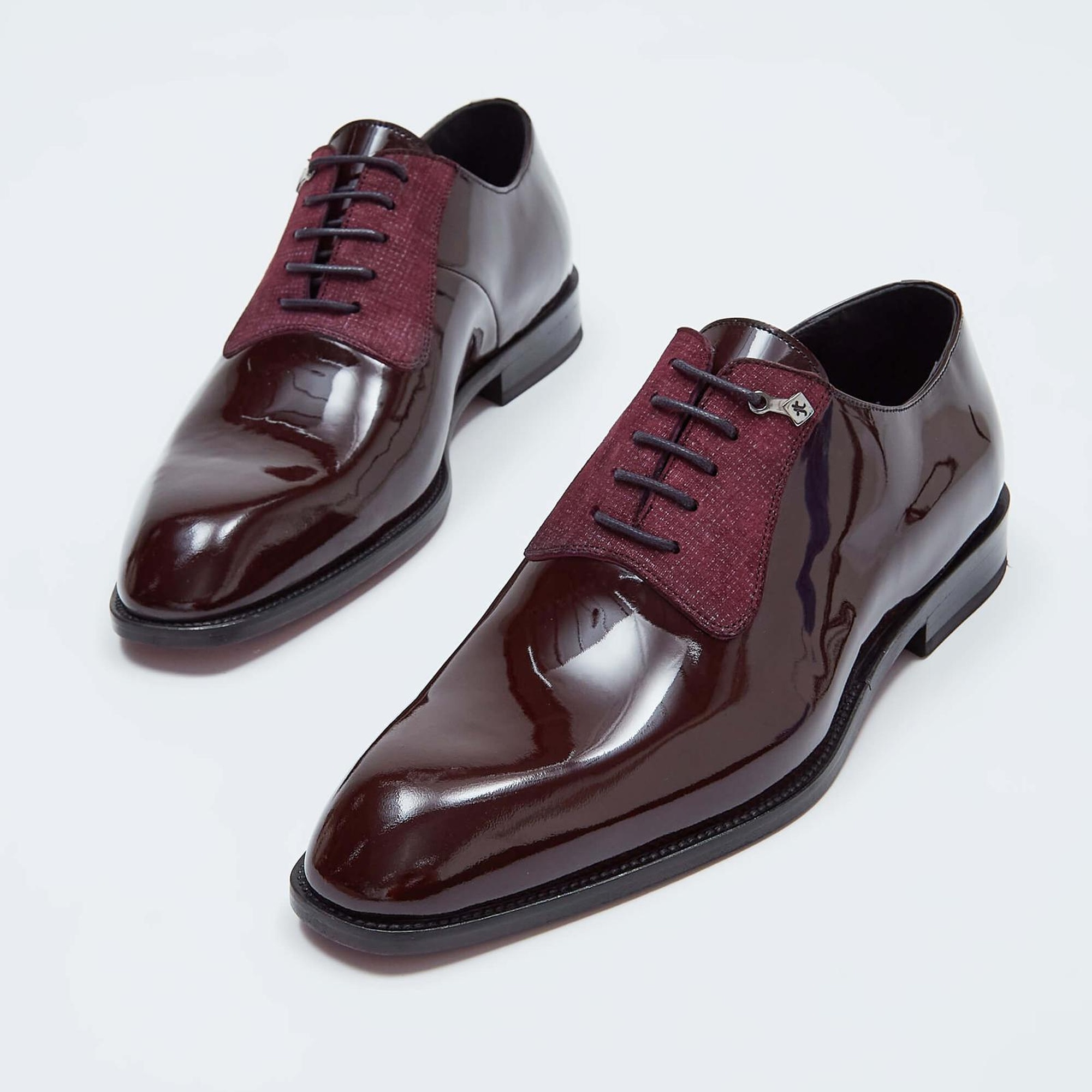 Tamer Tanca Erkek Hakiki Deri Bordo Rugan Klasik Ayakkabı