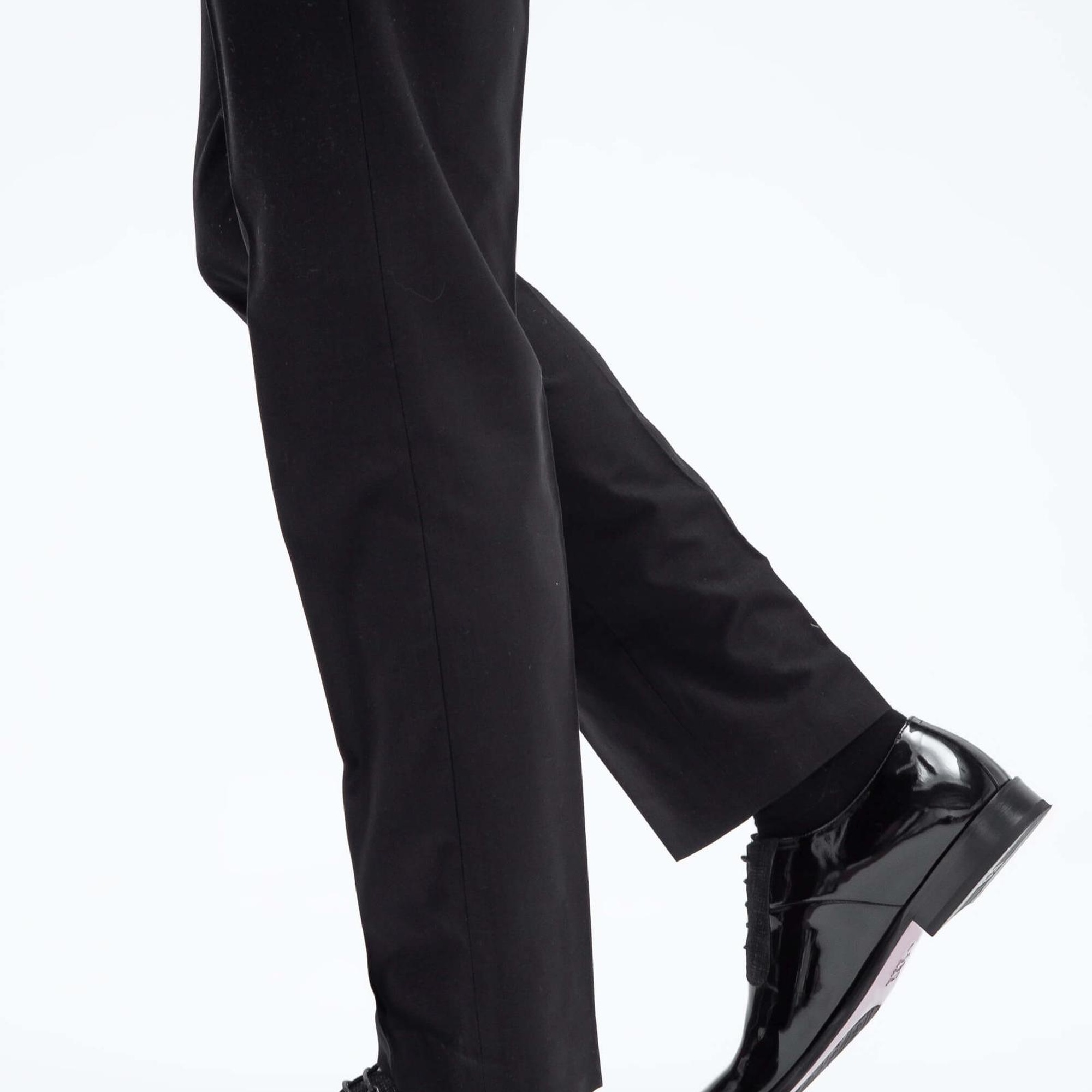 Tamer Tanca Erkek Hakiki Deri Siyah Rugan Klasik Ayakkabı