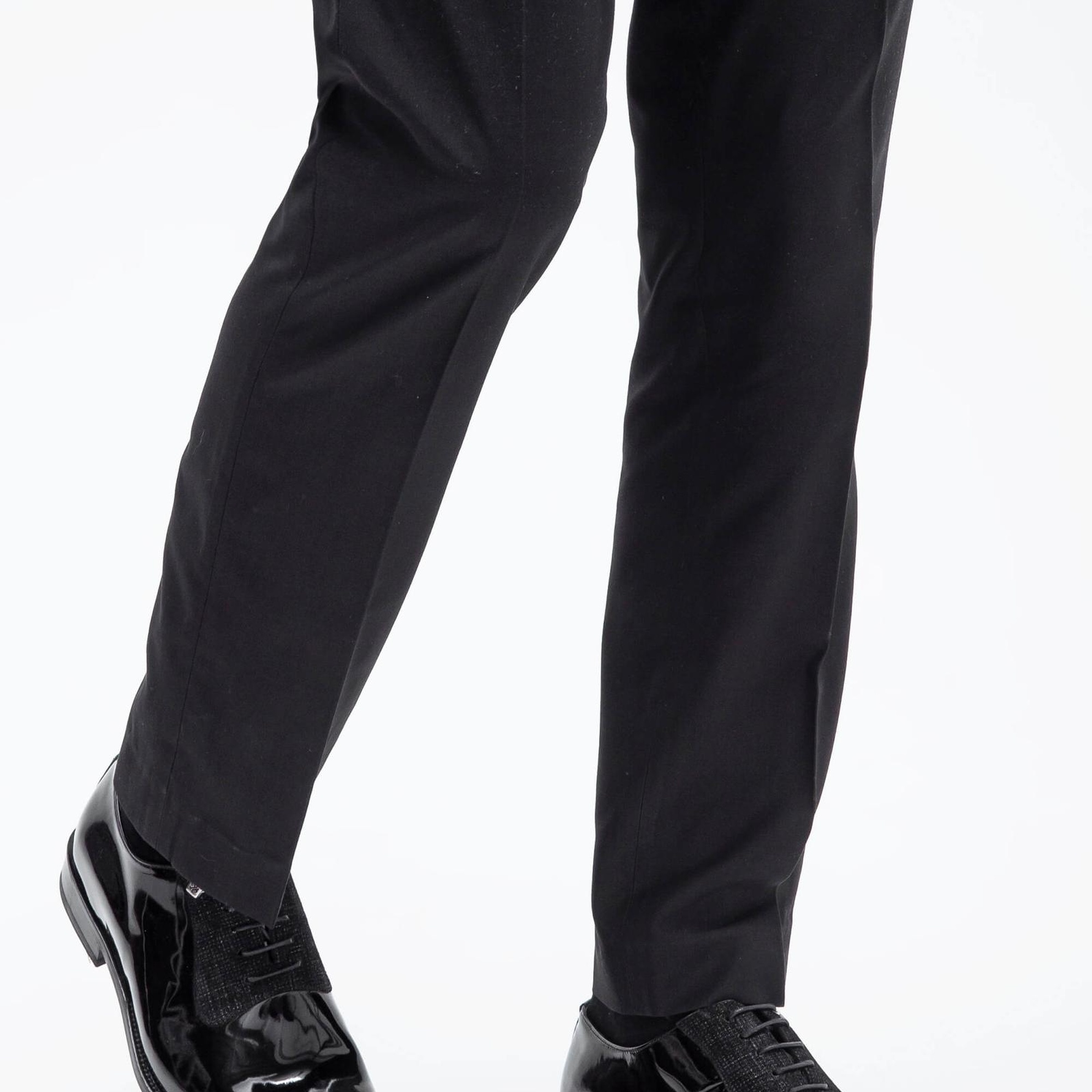 Tamer Tanca Erkek Hakiki Deri Siyah Rugan Klasik Ayakkabı