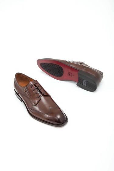  Tamer Tanca Erkek Hakiki Deri Taba Bufalo Klasik Ayakkabı